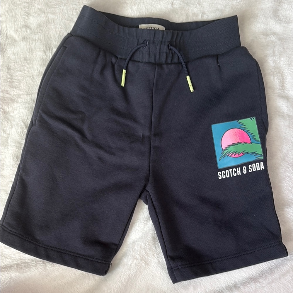 Scotch & Soda Black Casual Shorts